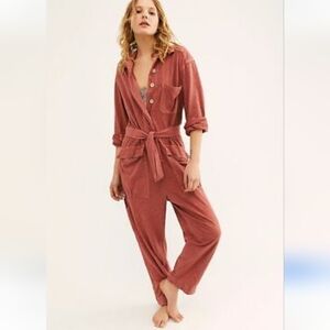 NWT Free People More Like This Long Sleeve Onesie Jumpsuit